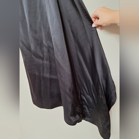 Angelo Tarlazzi Womens Black Lace Bodice Asymmetrical Hem Dress. Size 38 (EU) - Picture 6 of 8